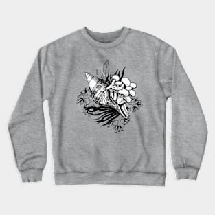 Mushrooms in Seashell Crewneck Sweatshirt